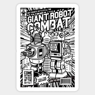Giant Robot Combat Sticker